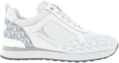 Michael Kors Witte Wilma Opt Zilver Sneakers White Dames