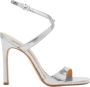 Michael Kors Zilveren Leren Open Teen Sandalen Gray Dames - Thumbnail 1