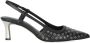 Michael Kors Zwarte Alora Slingback Pump met Eyelets Black Dames - Thumbnail 1