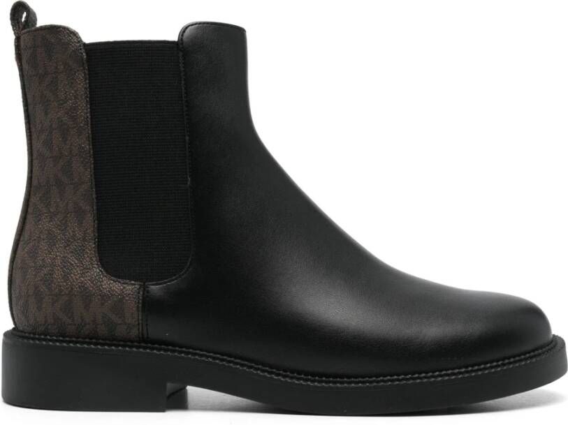 Michael Kors Zwarte Chelsea Bootie Casual Enkellaarzen Black Dames