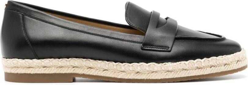 Michael Kors Zwarte Gesloten Espadrille Flats Black Dames