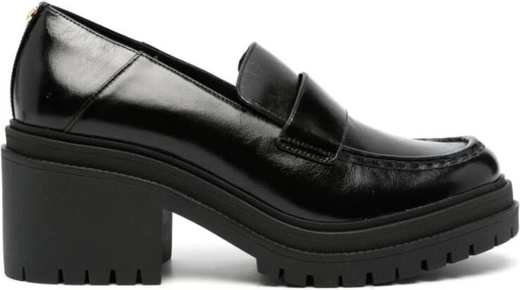 Michael Kors Zwarte hakken loaferschoenen Black Dames