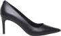 Michael Kors Zwarte Leren Alina Pump met Stiletto Hak Black Dames - Thumbnail 3