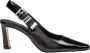 Michael Kors Zwarte Lakleren Slingback Pumps Black Dames - Thumbnail 1