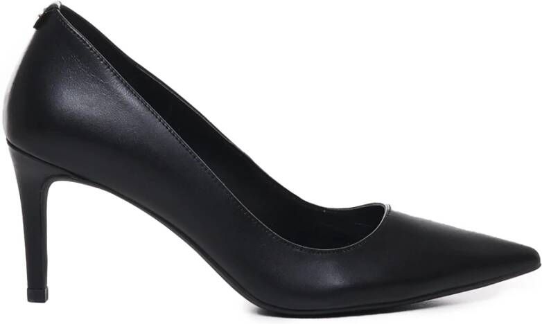 Michael Kors Zwarte Lamsskin Puntige Hak Pomp Black Dames