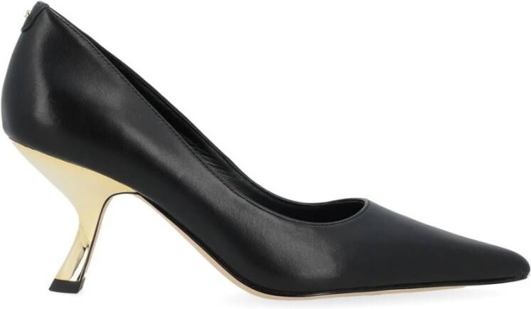 Michael Kors Zwarte Mid Pump Luna Stijl Black Dames