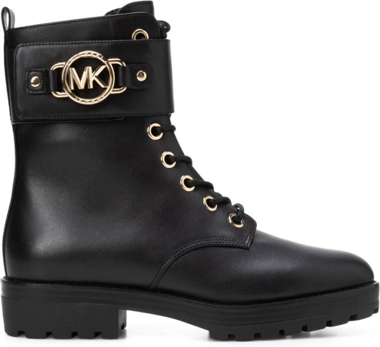 MICHAEL Kors Boots van leer met labeldetail model 'RORY LACE UP'