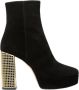 Michael Kors Zwarte Platform Bootie Stijl Black Dames - Thumbnail 1