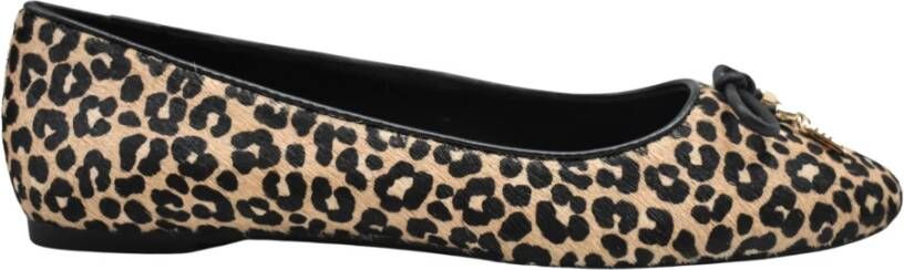 Michael Kors Loafers & ballerina schoenen NORI ANIMALIER BALLERINA in bruin