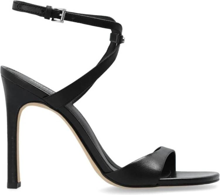 Michael Kors Zwarte Platte Sandaal Black Dames