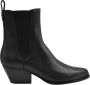 Michael Kors Zwarte platte schoenen Bootie in leer Black Dames - Thumbnail 1