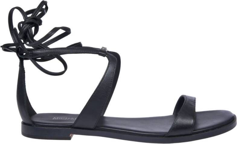 Michael Kors Zwarte Sandalen voor Vrouwen Ss24 Black Dames