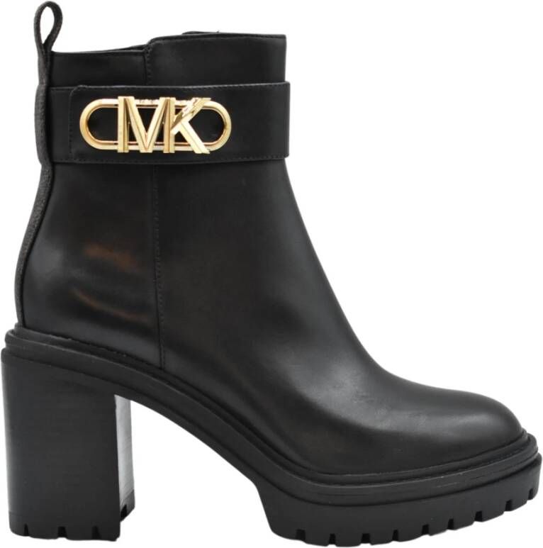 Michael Kors Zwarte Veterschoenen Aw22 Black Dames