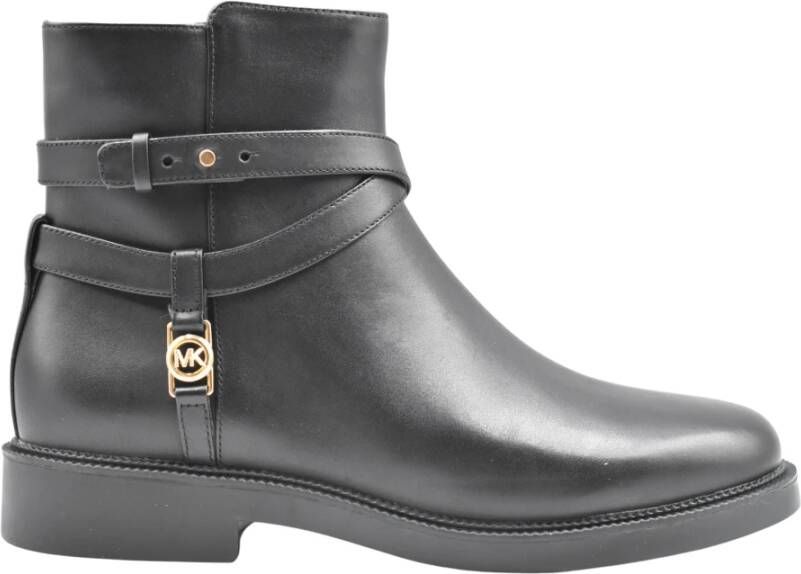 MICHAEL Kors Leren boots met labelapplicatie model 'ABIGAIL'