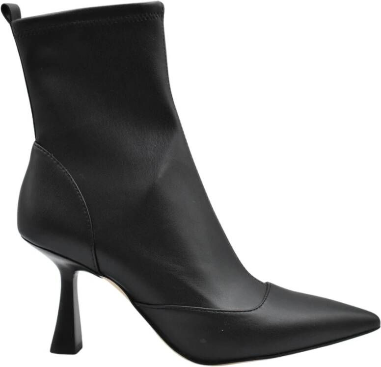 Michael Kors Zwarte Veterschoenen met Hak voor Vrouwen Black Dames