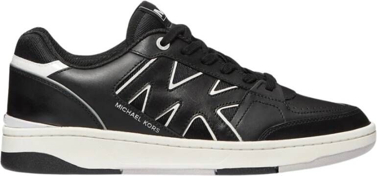 Michael Kors Zwarte Vetersneakers voor Mannen Black Heren