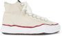 Mihara Yasuhiro Canvas Hi-Cut Sneaker Natuurlijk Beige Dames - Thumbnail 1