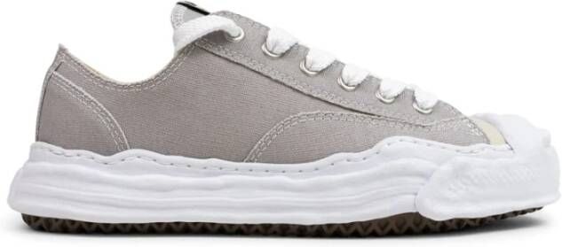 Mihara Yasuhiro Canvas Lage Sneaker in Grijs Gray Heren