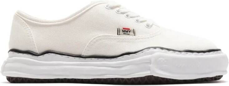 Mihara Yasuhiro Canvas Lowcut Sneaker met Originele Zool White Heren