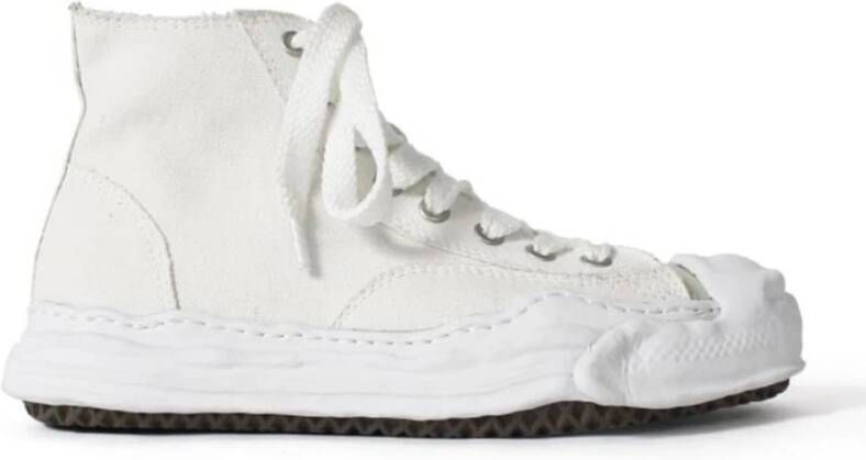 Mihara Yasuhiro Canvas Sneaker Wit Originele Zool Teenkap White Heren