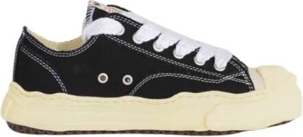 Mihara Yasuhiro Canvas Sneakers met Rubberen Zool Black Heren