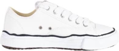 Mihara Yasuhiro Canvas Sneakers met Rubberen Zool White Heren