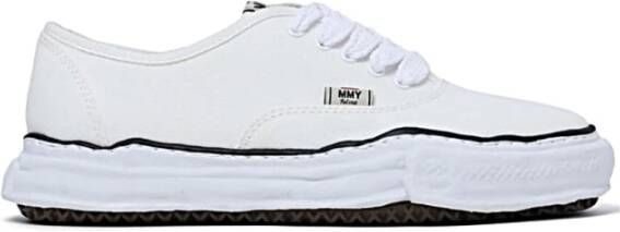 Mihara Yasuhiro Canvas Lowcut Sneaker met Originele Zool White Heren