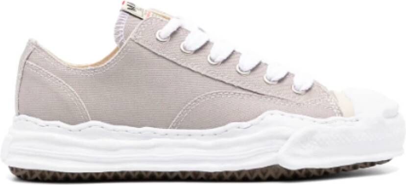 Mihara Yasuhiro Grijze Canvas Lage Sneaker Gray Heren