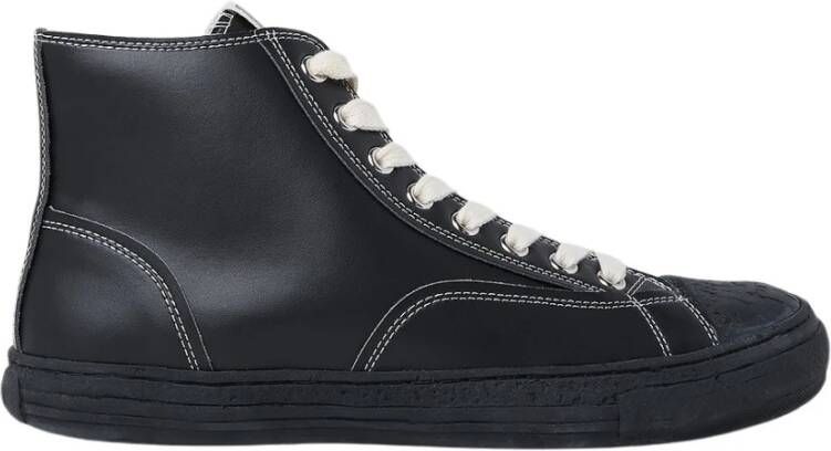 Mihara Yasuhiro Hoge Top Sneakers Zwart Heren