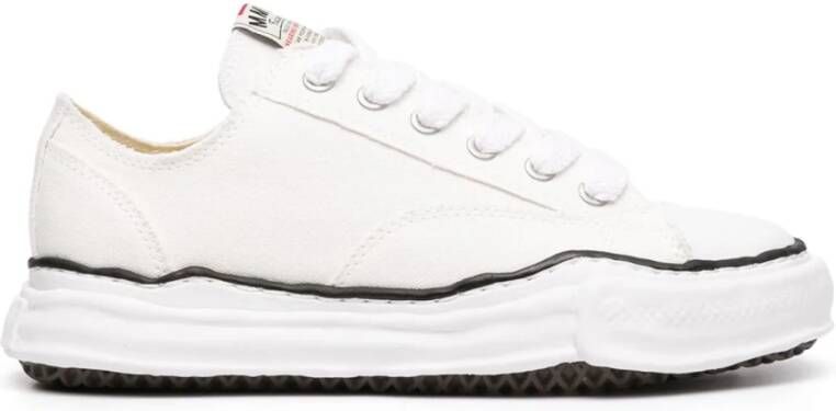 Mihara Yasuhiro Lage Canvas Sneaker in Wit White Heren