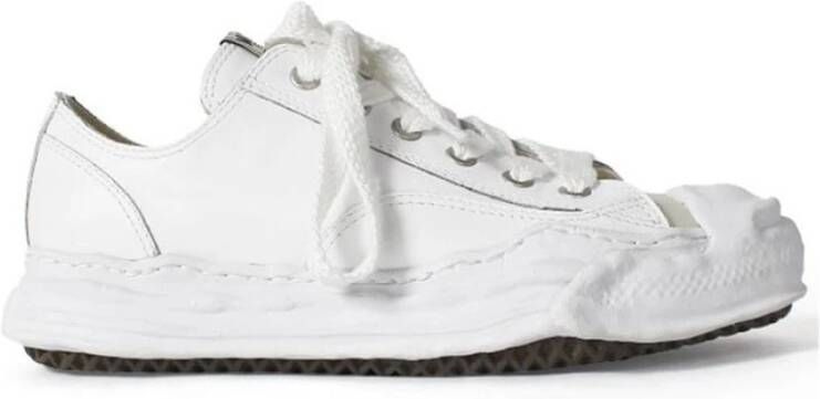 Mihara Yasuhiro Lage Sneaker met Origineel Canvas Bovenwerk White Heren