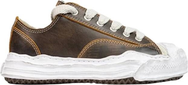 Mihara Yasuhiro Vintage Leren Lage Sneaker Multicolor Heren