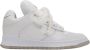 Mihara Yasuhiro Leren Wayne Sneakers met Geperforeerde Neus White Heren - Thumbnail 5