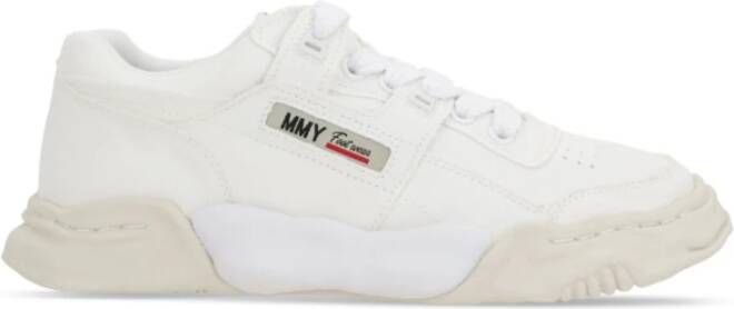 Mihara Yasuhiro Witte Canvas Lage Sneaker White Heren