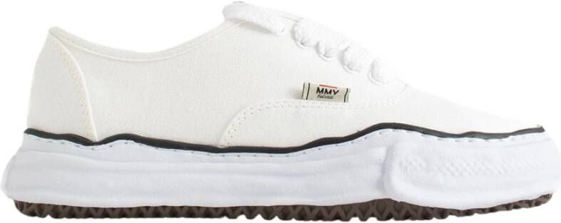 Mihara Yasuhiro Witte Canvas Lage Sneakers White Dames