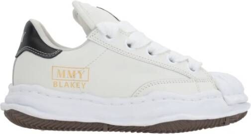 Mihara Yasuhiro Witte lage sneakers met rubberen neus White Dames