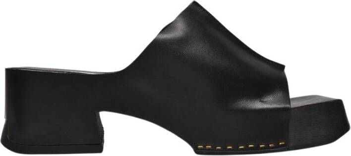 Miista Heeled Mules Zwart Dames