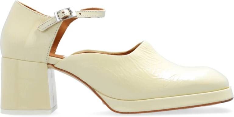 Miista Yara pumps in leer Beige Dames