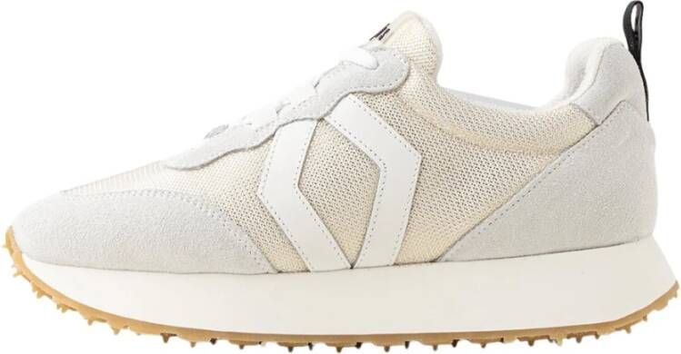 Mikakus Barcelona Beige Retro Futuristische Sneaker Multicolor Dames