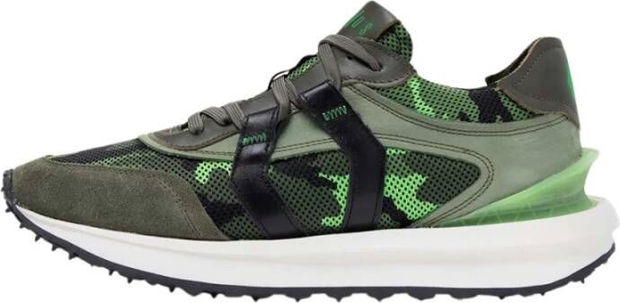 Mikakus Barcelona Retro Futuristische Sneakers 018 Boreal Multicolor Heren