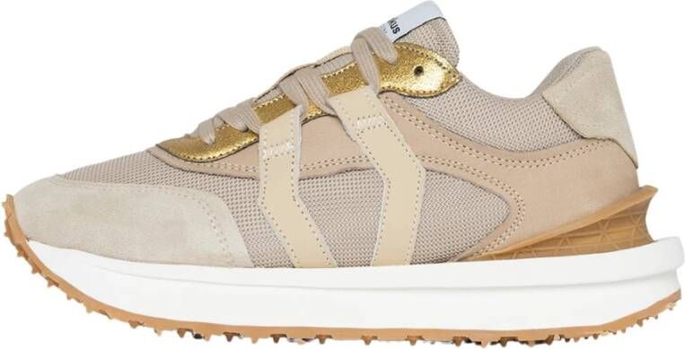 Mikakus Barcelona Sand Gold Sneakers Yellow Dames