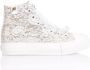 Mimanera Gouden Platform Sneakers voor Vrouwen White Dames - Thumbnail 1