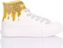 Mimanera Handgemaakte Wit Goud Sneakers White Dames - Thumbnail 1