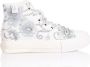 Mimanera Witte Blauwe Sneakers met Borduurwerk White Dames - Thumbnail 1