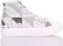 Mimanera Zilveren Platform Sneakers voor Vrouwen Gray Dames - Thumbnail 1