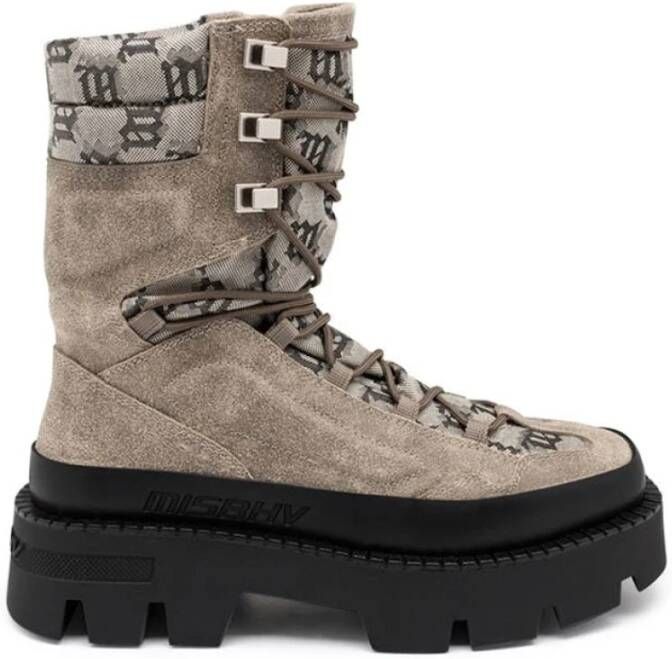 Misbhv Ibiza Boot Monogram Taupe Beige Heren