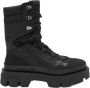 Misbhv Ibiza Boot Monogram Zwart Leer Suède Black Heren - Thumbnail 1