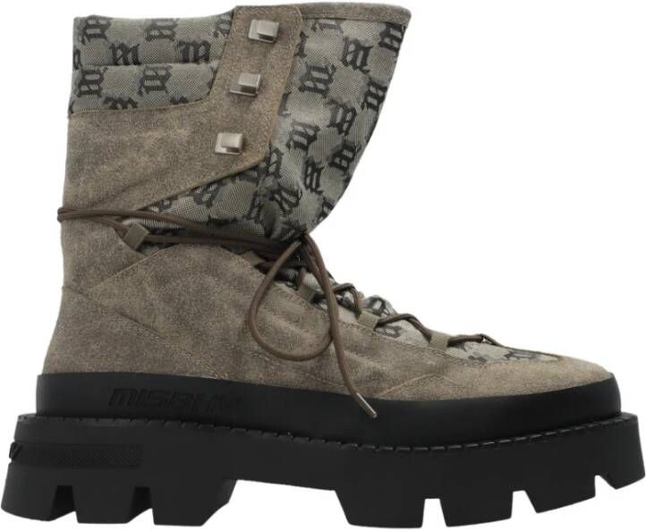 Misbhv Ibiza Boot Monogram Taupe Beige Heren