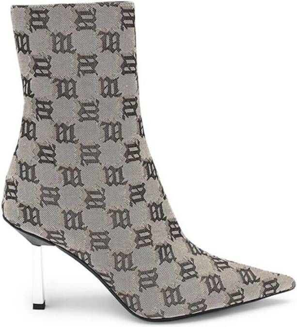 Misbhv Monogram Beige Enkellaars Beige Dames