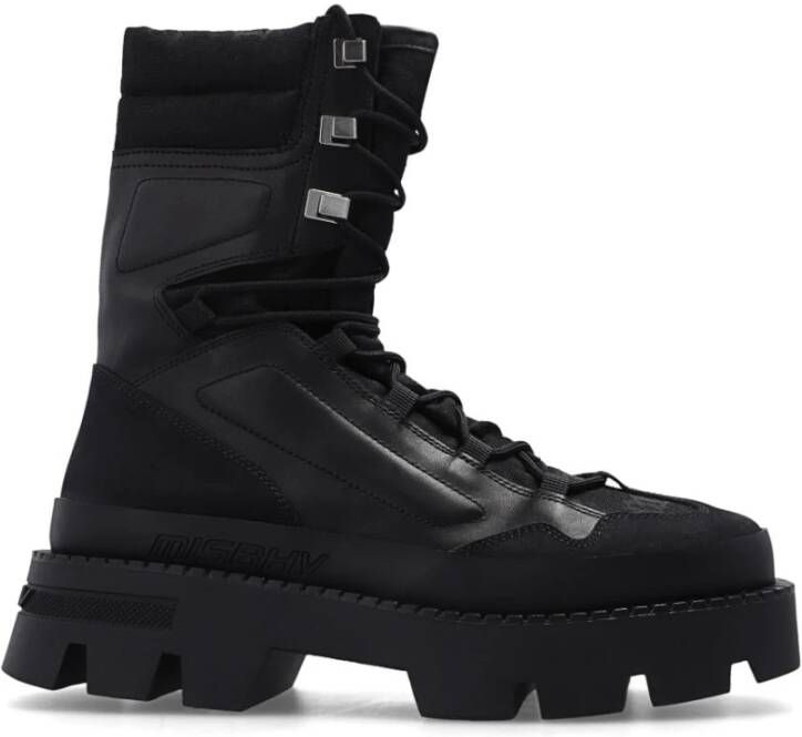 Misbhv Buty damskie The Ibiza Boot 3121Bw108 Monogram Zwart Dames